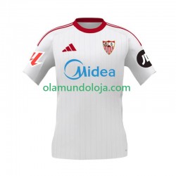 Camisola Sevilla FC Homem Equipamento Primeiro 2025-2026 Manga Curta